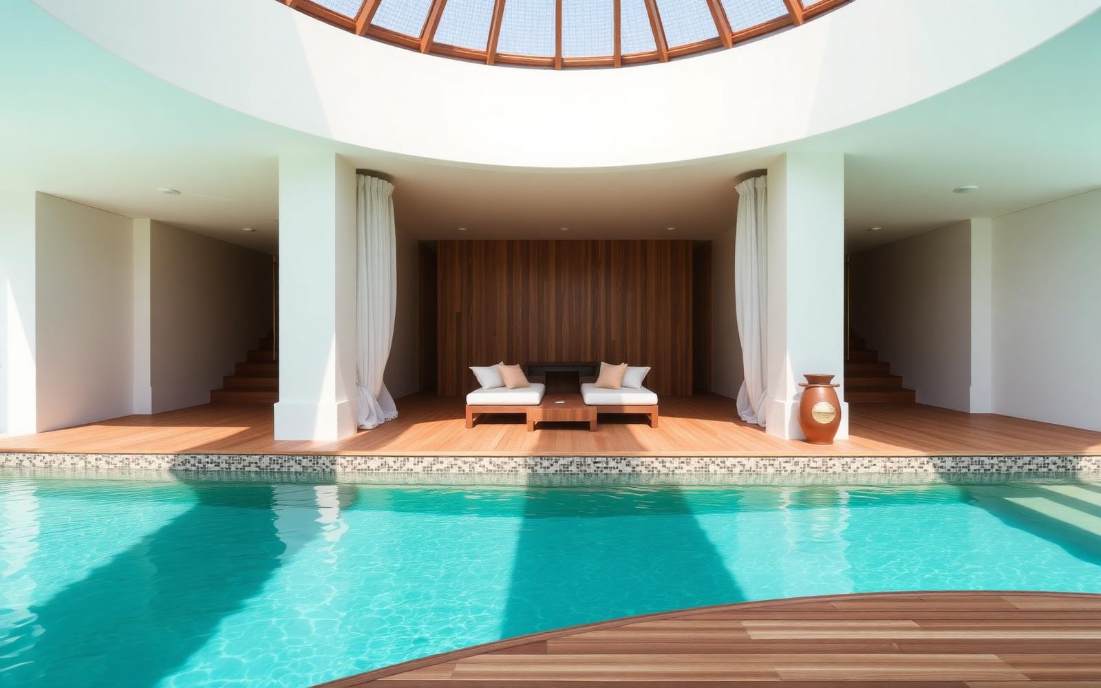 Ocean Pool Villa — curved, light-filled, entirely private