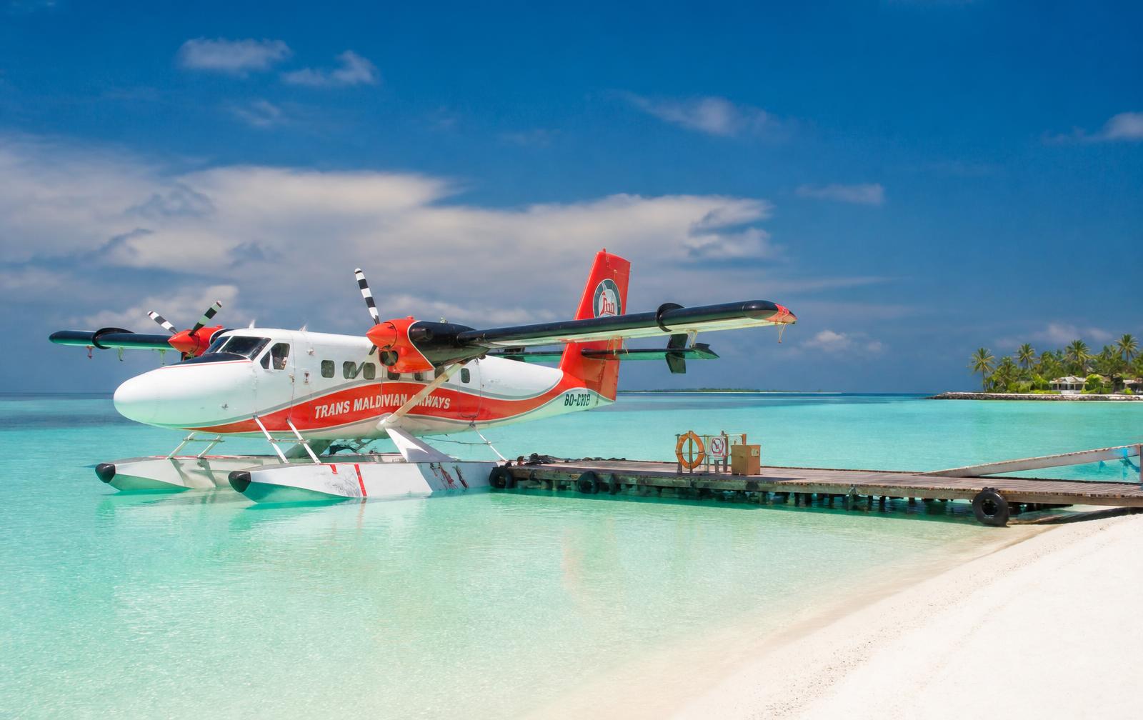 Complimentary seaplane transfers