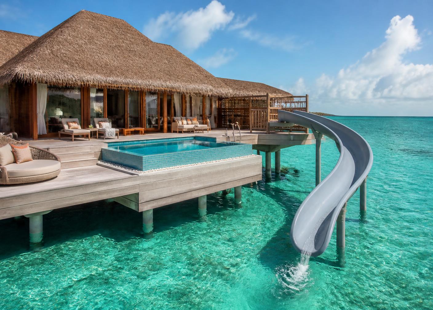 Lagoon Villa with Pool and Slide